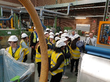 Ecolinc Students touring the Qenos Technical Centre